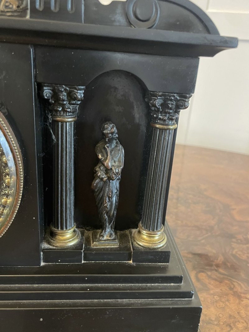 Superb Quality Antique Victorian Marble Mantle Clock - Image 5